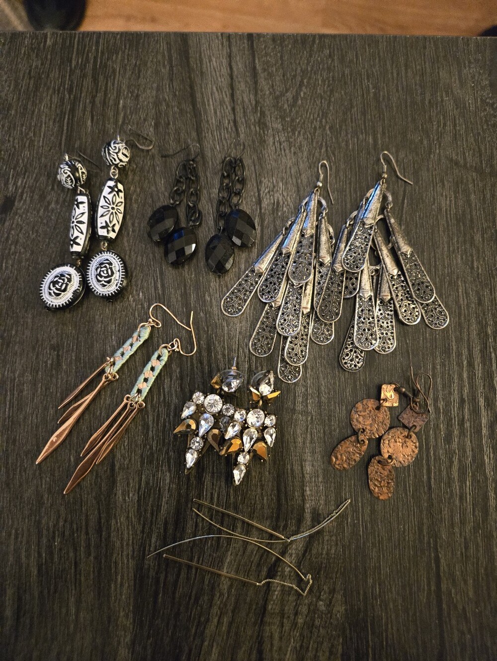 Boho Bundle Multi-Tier, Filigree, Drop, Dangle Earrings
